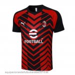 Nuevo Entrenamiento AC Milan 23/24 Rojo Negro Baratas Nuevo Entrenamiento AC Milan 23/24 Rojo Negro Baratas