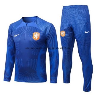Nuevo Chaqueta Países Bajos 2022 Azul Baratas