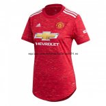 Nuevo Camiseta Mujer Manchester United 1ª Liga 20/21 Baratas