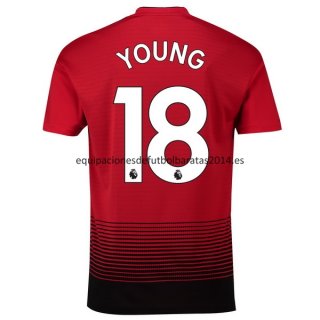 Nuevo Camisetas Manchester United 1ª Liga 18/19 Young Baratas