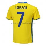 Nuevo Camisetas Suecia 1ª Equipación 2018 Larsson Baratas