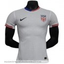 Nuevo 1ª Jugadores Camiseta Estados Unidos 2024 Blanco Baratas