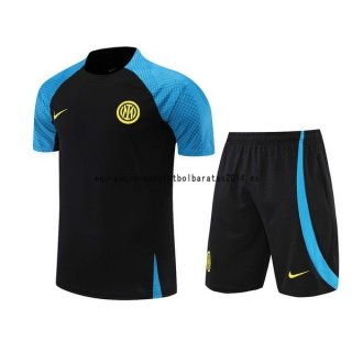 Nuevo Entrenamiento Conjunto Completo Inter Milán 22/23 Azul Negro Baratas