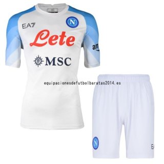 Nuevo 2ª Conjunto De Niños Napoli 2022 2023 Blanco Baratas