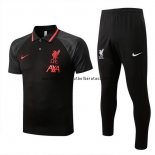 Nuevo Conjunto Completo Polo Liverpool 22/23 Negro Rojo Baratas