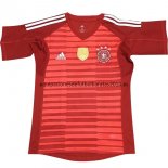 Nuevo Camisetas Portero Alemania Rojo Equipación 2018 Baratas