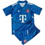 Nuevo Portero Conjunto De Niños Bayern Múnich 22/23 Azul Baratas