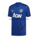 Nuevo Camisetas Manchester United Entrenamiento 19/20 Azul Baratas