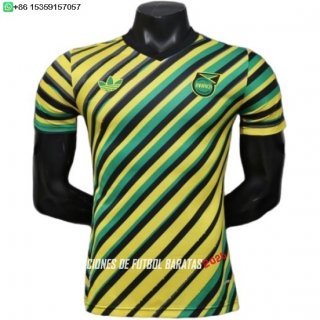 Nuevo Especial Jugadores Camiseta Jamaica 2026 Amarillo Verde Baratas