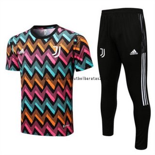 Nuevo Entrenamiento Conjunto Completo Juventus 22/23 Amarillo Rosa Baratas