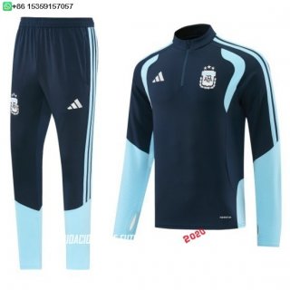 Nuevo Conjunto Completo Sudadera Entrenamiento Argentina 2026 Azul II Marino Baratas