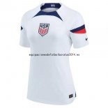 Nuevo 1ª Camiseta Mujer Estados Unidos 2022 Blanco Baratas
