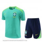 Nuevo Entrenamiento Conjunto Completo Brasil 2024 Verde Azul Baratas Nuevo Entrenamiento Conjunto Completo Brasil 2024 Verde Azul Baratas