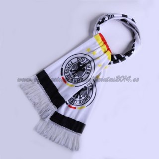 Bufanda Futbol Alemania Tejidas Blanco