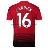 Nuevo Camisetas Manchester United 1ª Liga 18/19 Carrick Baratas