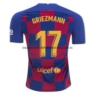 Nuevo Camisetas Barcelona 1ª Liga 19/20 Griezmann Baratas