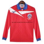Nuevo 1ª Manga Larga Chile Retro 1998 Rojo Baratas