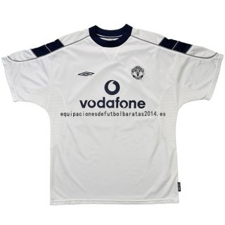 Nuevo 2ª Camiseta Manchester United Retro 2000 2001 Blanco Baratas