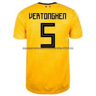 Nuevo Camisetas Belgica 2ª Liga Equipación 2018 Vertonghen Baratas