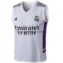 Nuevo Camiseta Sin Mangas Real Madrid 22/23 Blanco Negro Purpura Baratas