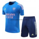 Nuevo Camisetas Entrenamiento Conjunto Completo Arsenal 20/21 Azul Rosa Baratas