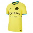 Nuevo Tailandia 3ª Jugadores Camiseta Inter Milán 2022 2023 Amarillo Baratas