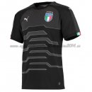 Nuevo Camisetas Portero Italia Negro Equipación 2018 Baratas