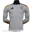 Nuevo Jugadores 1ª Manga Larga Alemania 2024 Blanco Baratas Nuevo Jugadores 1ª Manga Larga Alemania 2024 Blanco Baratas