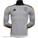 Nuevo Jugadores 1ª Manga Larga Alemania 2024 Blanco Baratas Nuevo Jugadores 1ª Manga Larga Alemania 2024 Blanco Baratas