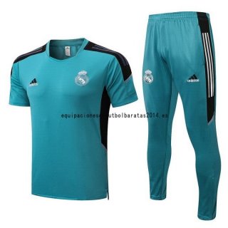 Nuevo Entrenamiento Conjunto Completo Real Madrid 22/23 Verde Negro Baratas