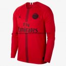 Nuevo Camisetas Manga Larga Portero Paris Saint Germain JORDAN Rojo Liga 18/19 Baratas