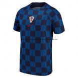 Nuevo Tailandia Previo al partido Camiseta Croacia 2022 Azul Baratas