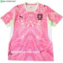 Nuevo Tailandia Portero Camiseta Portugal 2026 I Rosa Baratas