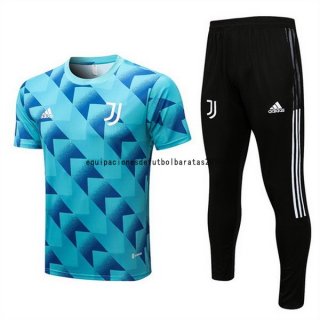 Nuevo Entrenamiento Conjunto Completo Juventus 22/23 Azul I Negro Baratas