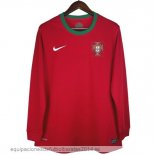 Nuevo 1ª Camiseta Manga Larga Portugal Retro 2012 Rojo Baratas Nuevo 1ª Camiseta Manga Larga Portugal Retro 2012 Rojo Baratas
