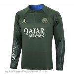 Nuevo Sudadera Entrenamiento Paris Saint Germain 23/24 Verde Baratas