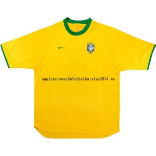 Nuevo Camiseta Brasil 1ª Equipación Retro 2000 Baratas