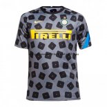 Nuevo Camisetas Entrenamiento Inter Milán 20/21 Gris Baratas