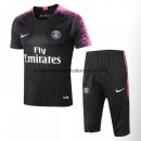 Camisetas Entrenamiento Conjunto Completo Paris Saint Germain 18/19 Negro Baratas