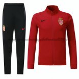 Nuevo Camisetas Chaqueta Conjunto Completo AS Monaco Ninos Rojo Liga Europa 17/18 Baratas