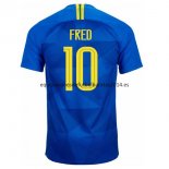 Nuevo Camisetas Brasil 2ª Equipación 2018 Fred Baratas