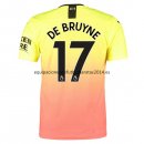 Nuevo Camisetas Manchester City 3ª Liga 19/20 De Bruyne Baratas