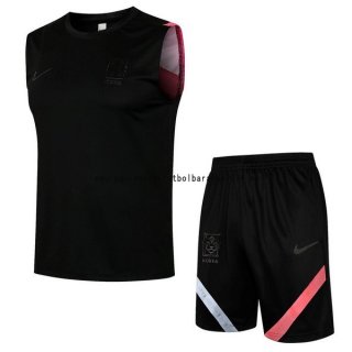 Nuevo Entrenamiento Sin Mangas Conjunto Completo Corea 22/23 Negro Baratas