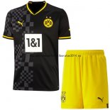 Nuevo 2ª Conjunto De Niños Borussia Dortmund 2022 2023 Negro Baratas