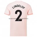 Nuevo Camisetas Manchester United 2ª Liga 18/19 Lindelof Baratas