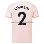 Nuevo Camisetas Manchester United 2ª Liga 18/19 Lindelof Baratas