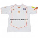 Nuevo Camiseta 2ª Equipación Países Bajos Retro 2004 Baratas