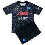 Nuevo Camiseta Especial Conjunto De Niños Napoli 21/22 Negro Baratas