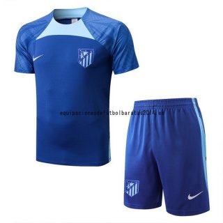 Nuevo Entrenamiento Conjunto Completo Atlético Madrid 22/23 I Azul Baratas