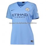 Nuevo Camisetas Mujer Manchester City 1ª Liga 18/19 Baratas